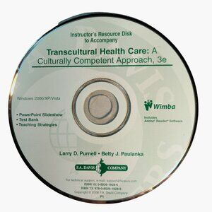 Transcultural Health Care Instructors Resource Test Bank Culturally Competent